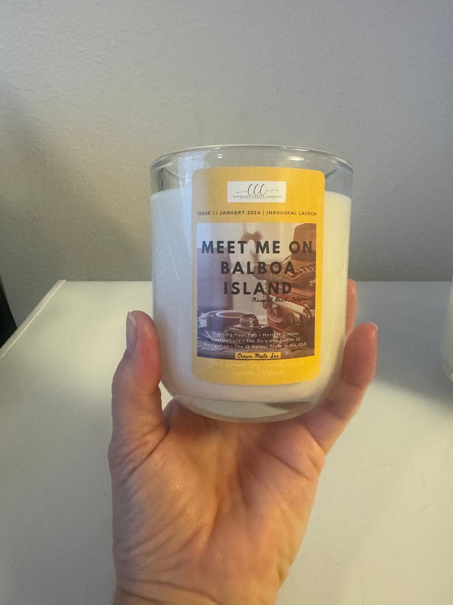Meet me on Balboa Island Candle