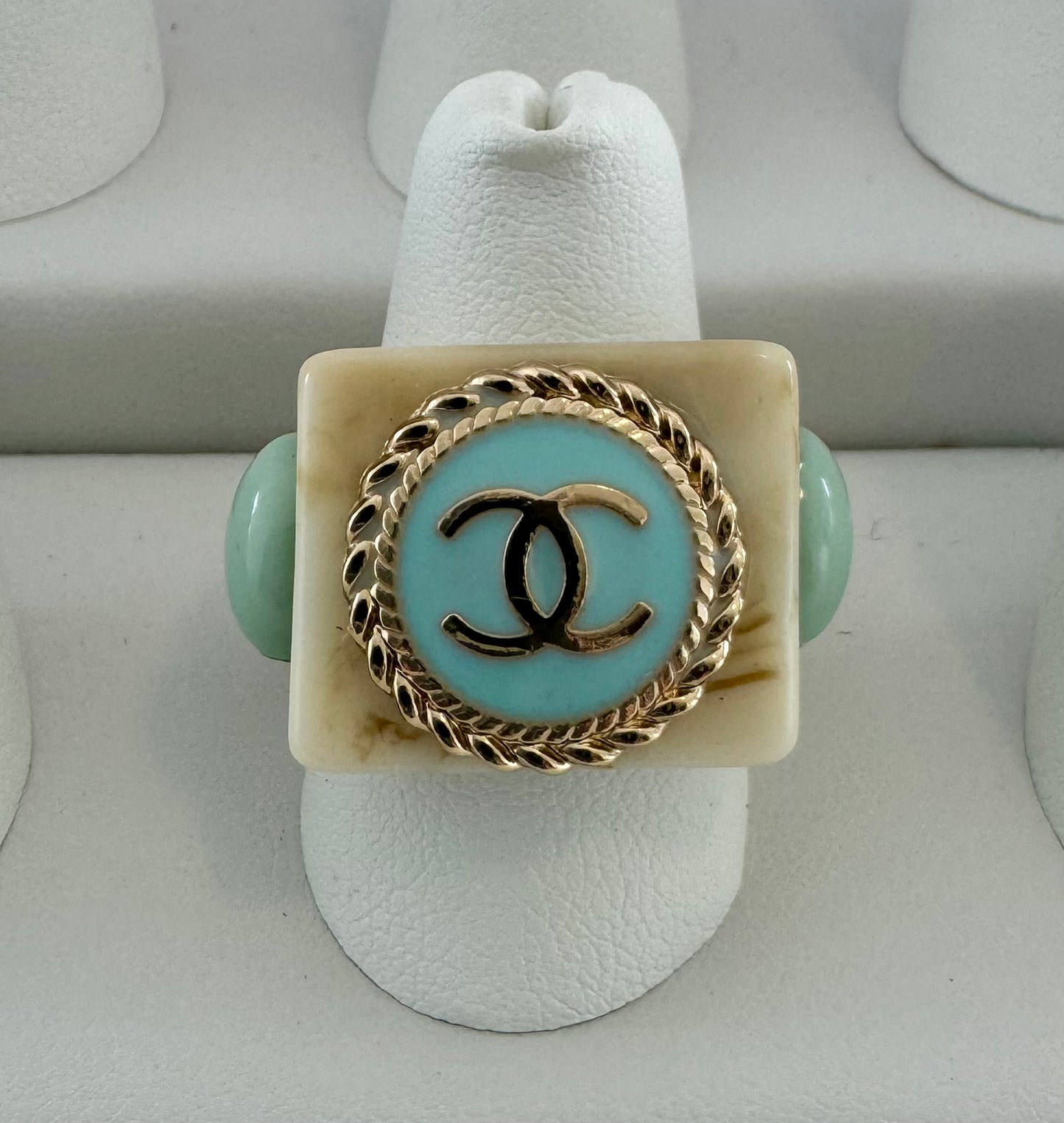 One of a kind lucite ring